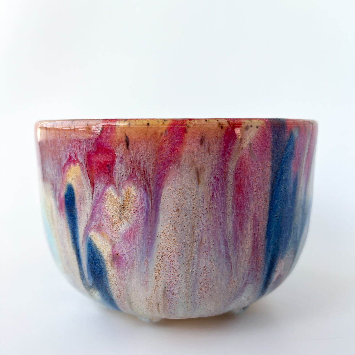 rainbow glaze matcha bowl no.1