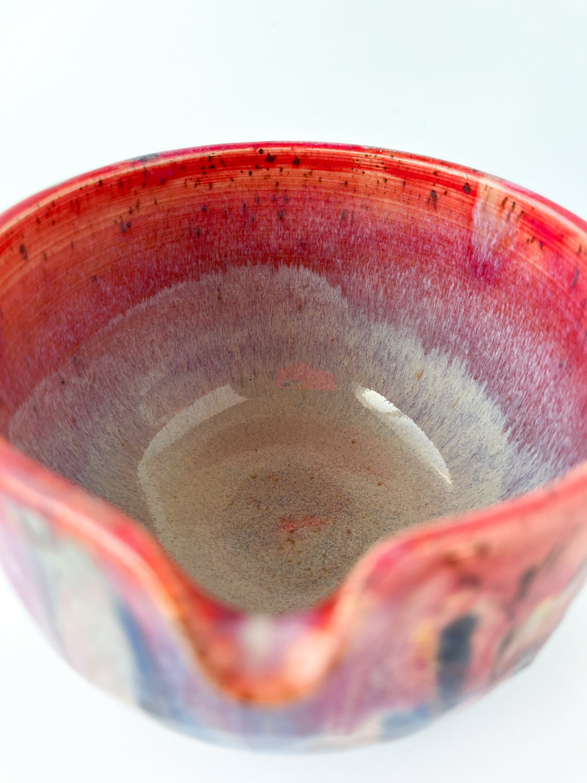 rainbow glaze matcha bowl no.1