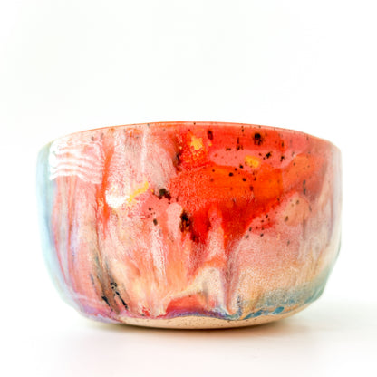 rainbow glaze snack bowl no.2