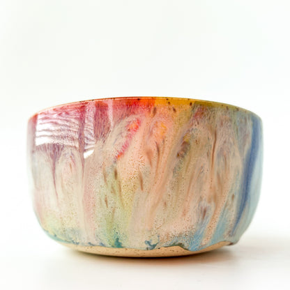 rainbow glaze snack bowl no.2