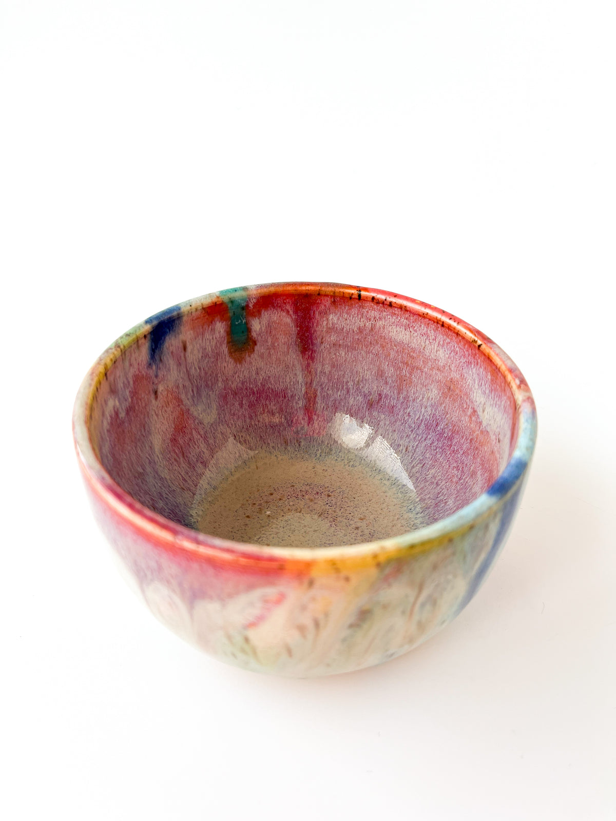 rainbow glaze snack bowl no.2