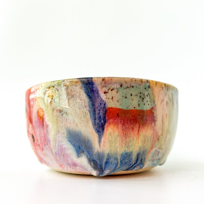 rainbow glaze snack bowl no.3