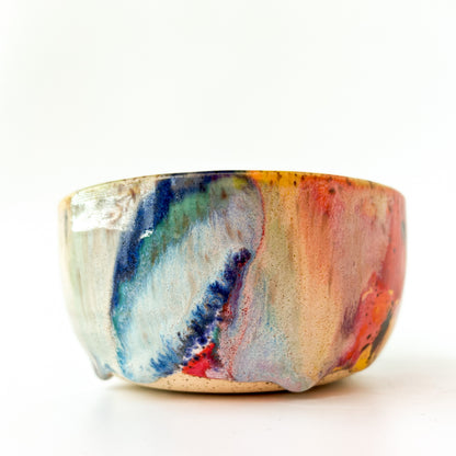 rainbow glaze snack bowl no.3