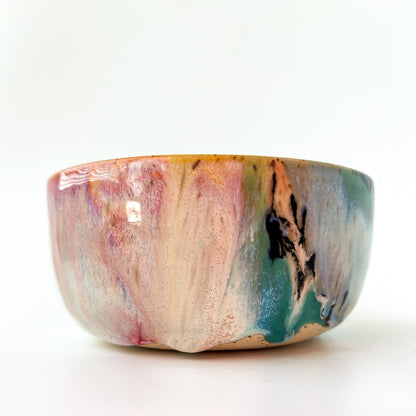 rainbow glaze snack bowl no.4