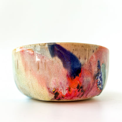 rainbow glaze snack bowl no.4