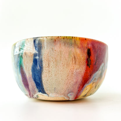 rainbow glaze snack bowl no.5
