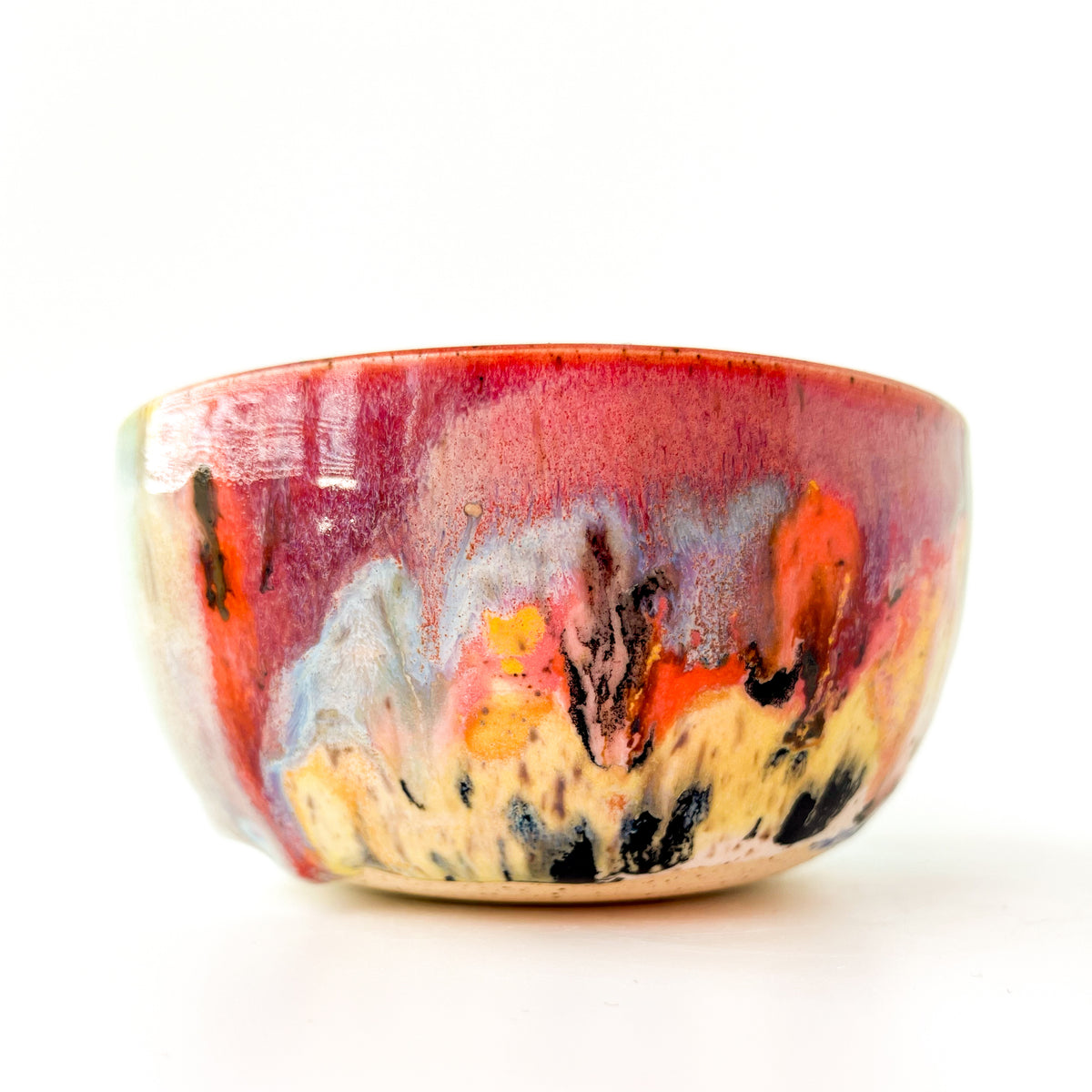 rainbow glaze snack bowl no.5