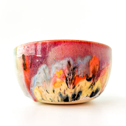 rainbow glaze snack bowl no.5