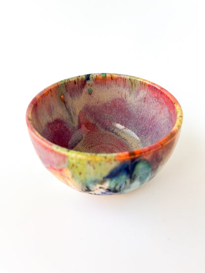 rainbow glaze snack bowl no.5