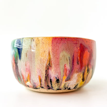 rainbow glaze snack bowl no.6