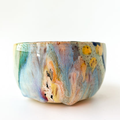 rainbow glaze snack bowl no.7