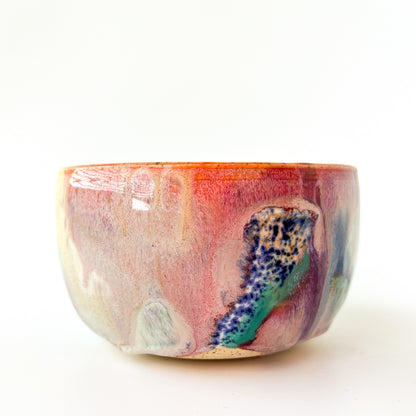 rainbow glaze snack bowl no.7