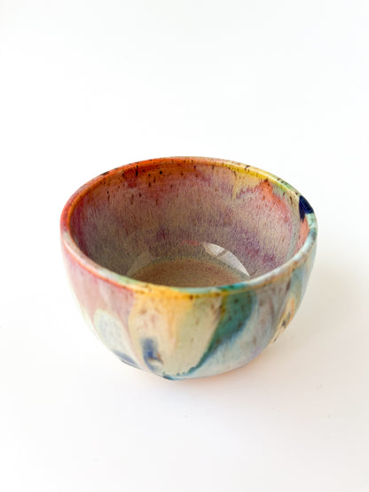 rainbow glaze snack bowl no.7