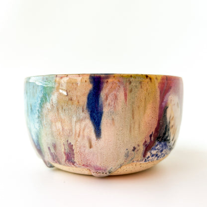 rainbow glaze snack bowl no.8