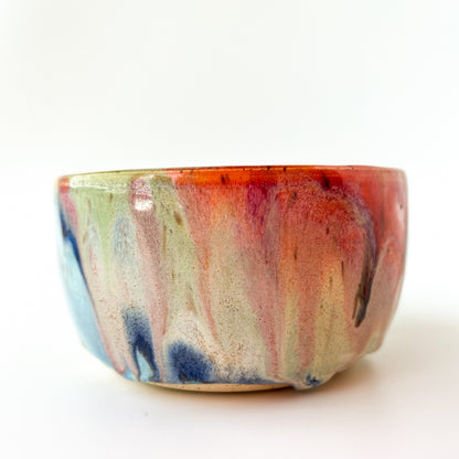 rainbow glaze snack bowl no.8