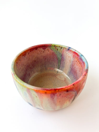 rainbow glaze snack bowl no.8
