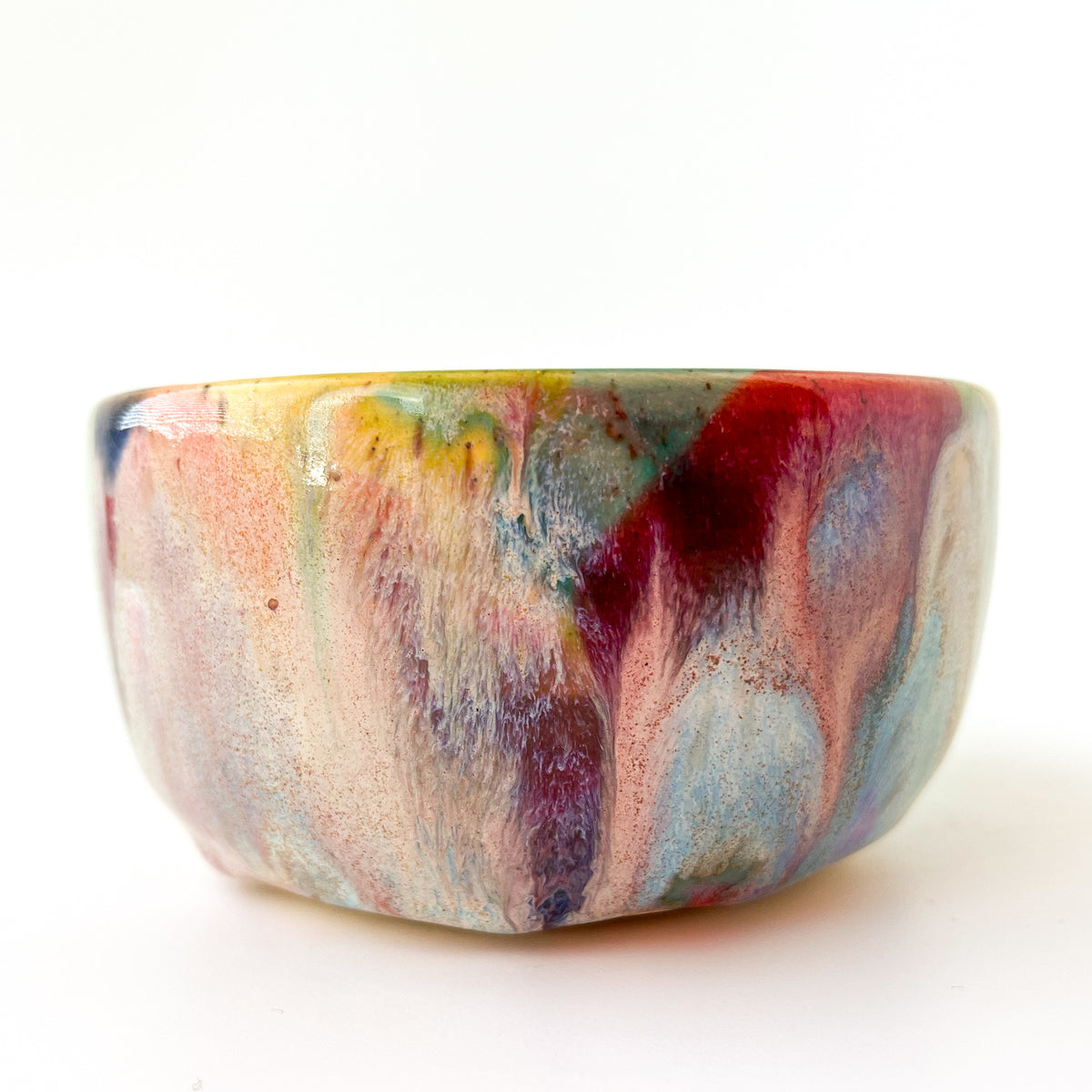 rainbow glaze snack bowl no.9