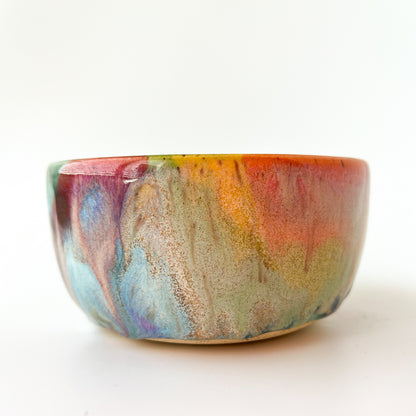 rainbow glaze snack bowl no.9