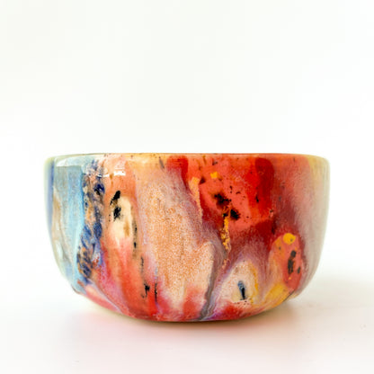 rainbow glaze snack bowl no.9