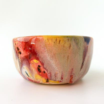 rainbow glaze snack bowl no.9