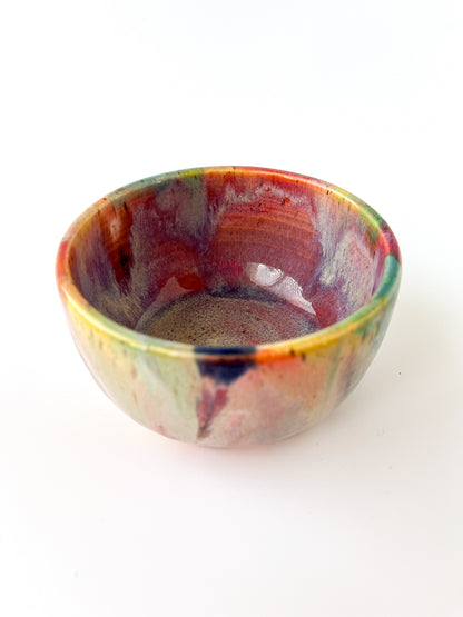 rainbow glaze snack bowl no.9