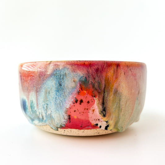 rainbow glaze snack bowl no.10