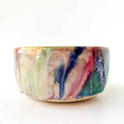 rainbow glaze snack bowl no.10