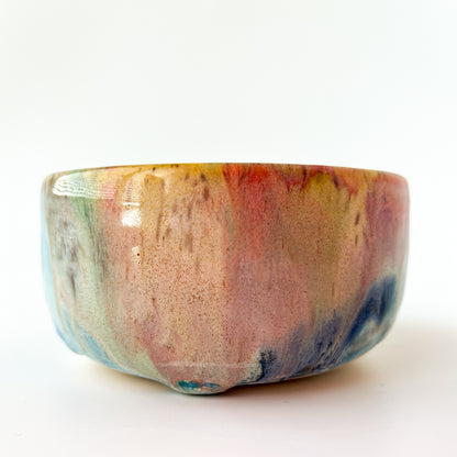 rainbow glaze snack bowl no.10