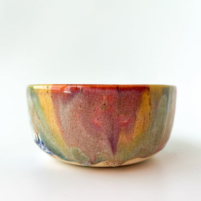 rainbow glaze snack bowl no.11