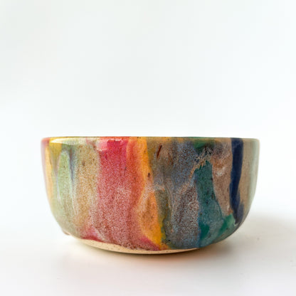 rainbow glaze snack bowl no.11
