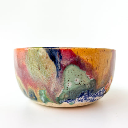 rainbow glaze snack bowl no.12