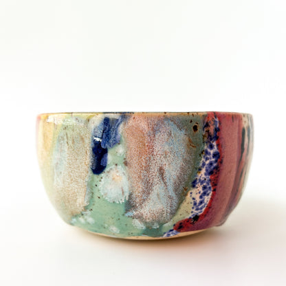 rainbow glaze snack bowl no.13