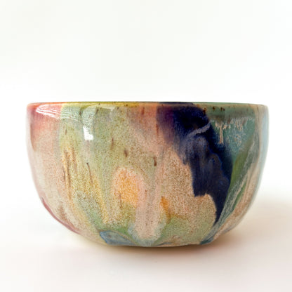 rainbow glaze snack bowl no.13