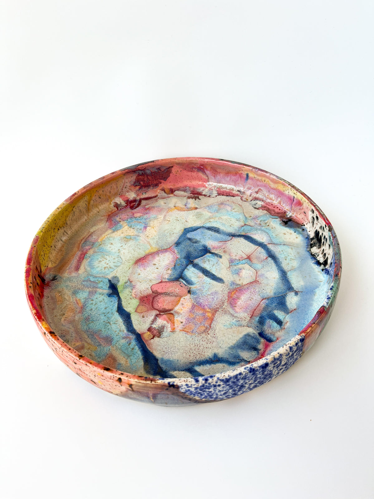 rainbow glaze large blate no.1