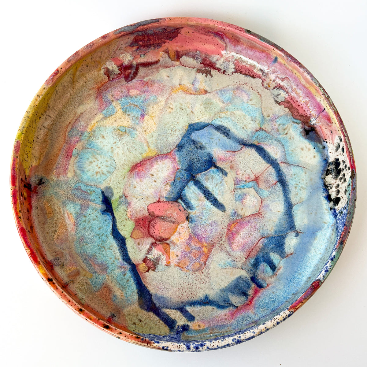 rainbow glaze large blate no.1