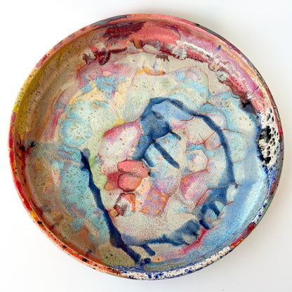 rainbow glaze large blate no.1