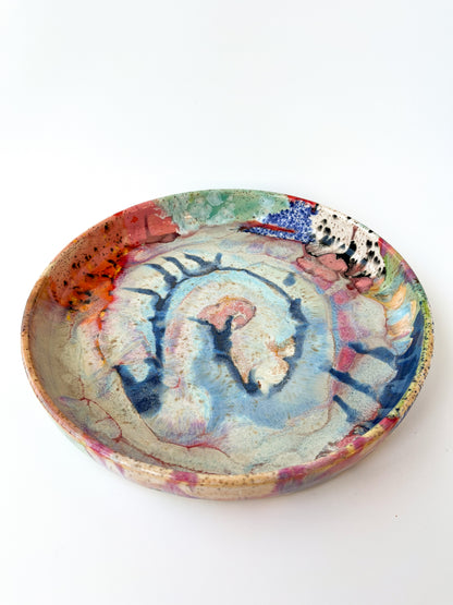 rainbow glaze large blate no.2