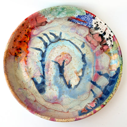 rainbow glaze large blate no.2