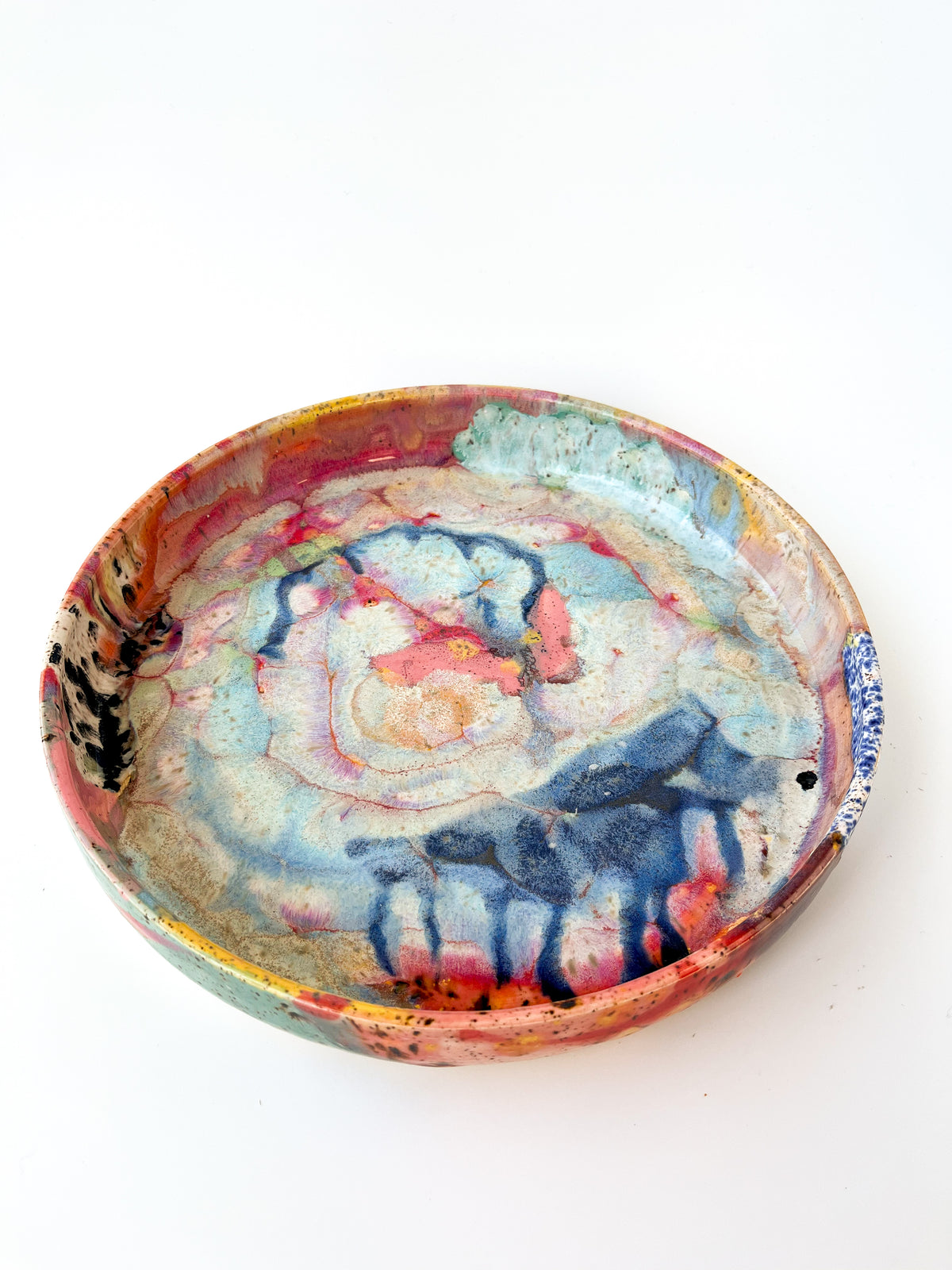 rainbow glaze large blate no.3