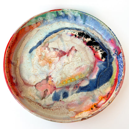 rainbow glaze large blate no.5