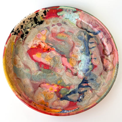 rainbow glaze large blate no.6