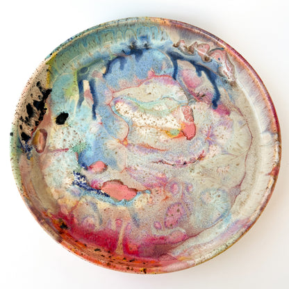 rainbow glaze large blate no.7