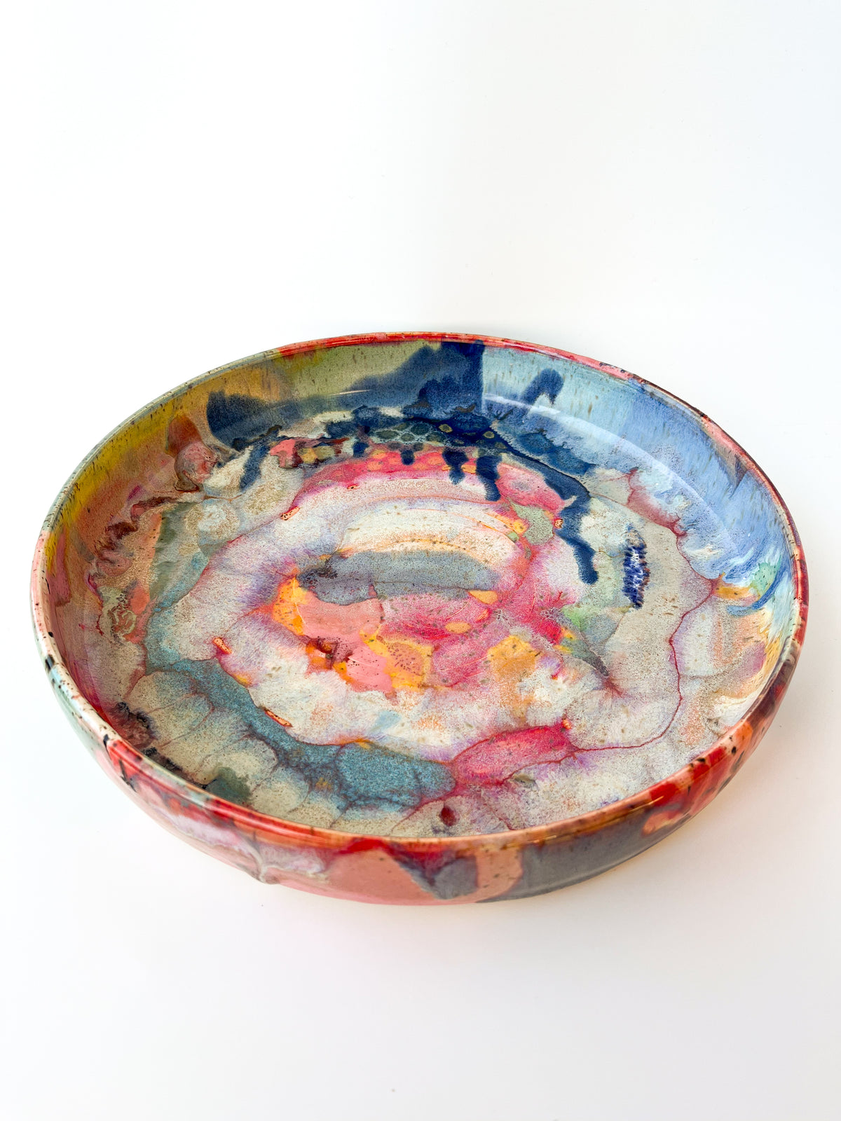 rainbow glaze large blate no.10