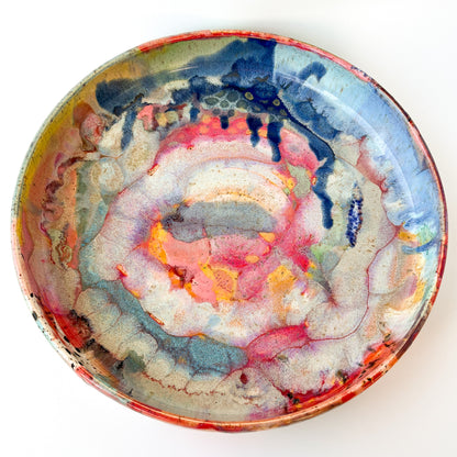 rainbow glaze large blate no.10