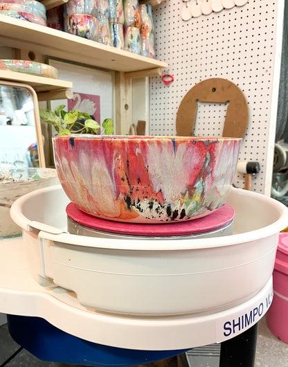 rainbow glaze large bowl no.9