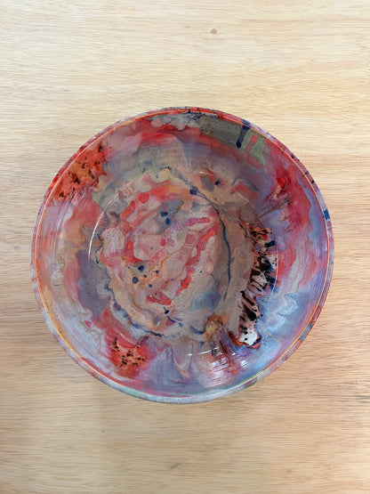 rainbow glaze large bowl no.9