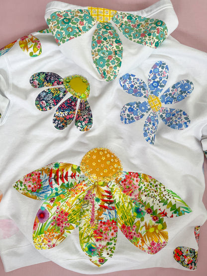 custom floral hoodie