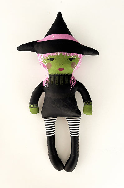 the unstuffed witch doll